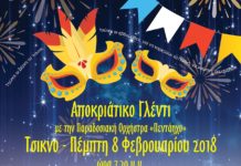 Η Ένωση Ρουμελιωτών Νέας Ιωνίας μας καλεί σε αποκριάτικο γλέντι
